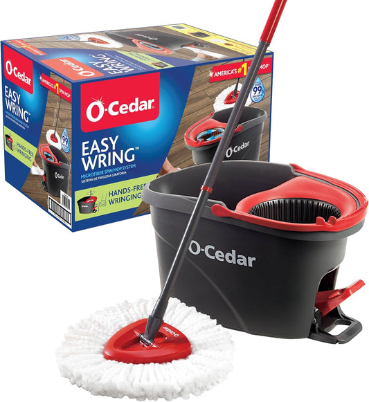 O-Cedar EasyWring Spin Mop & Bucket System