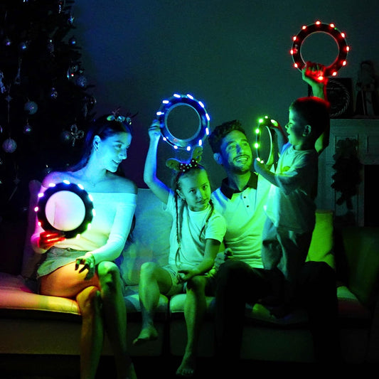TOSY Flying Ring Ultra Bright LED Throw Disc