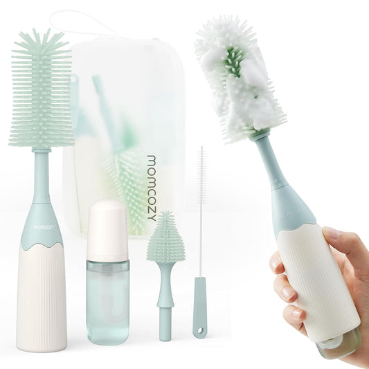 Momcozy Bottle Brush Kit Push-Press Foam Cleaner