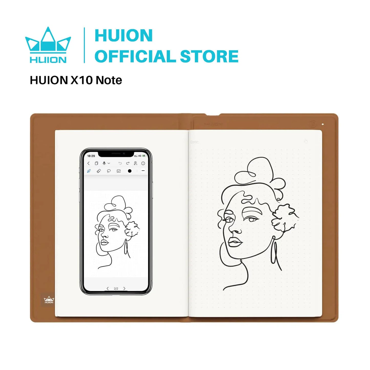HUION Note™ 2-in-1 Smart Notebook